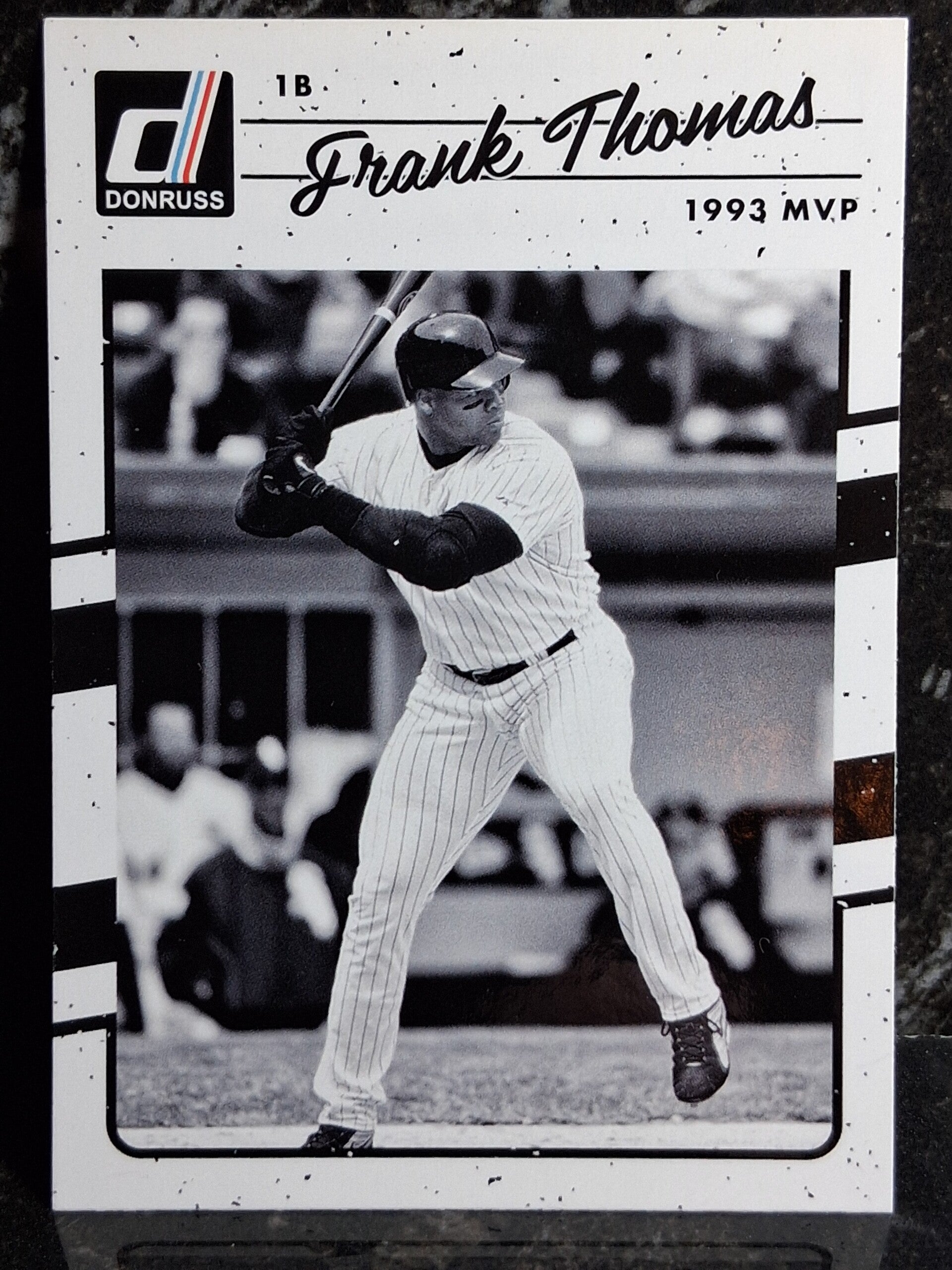 Frank Thomas 2017 Donruss SP 1993 MVP Black and White Chicago White Sox