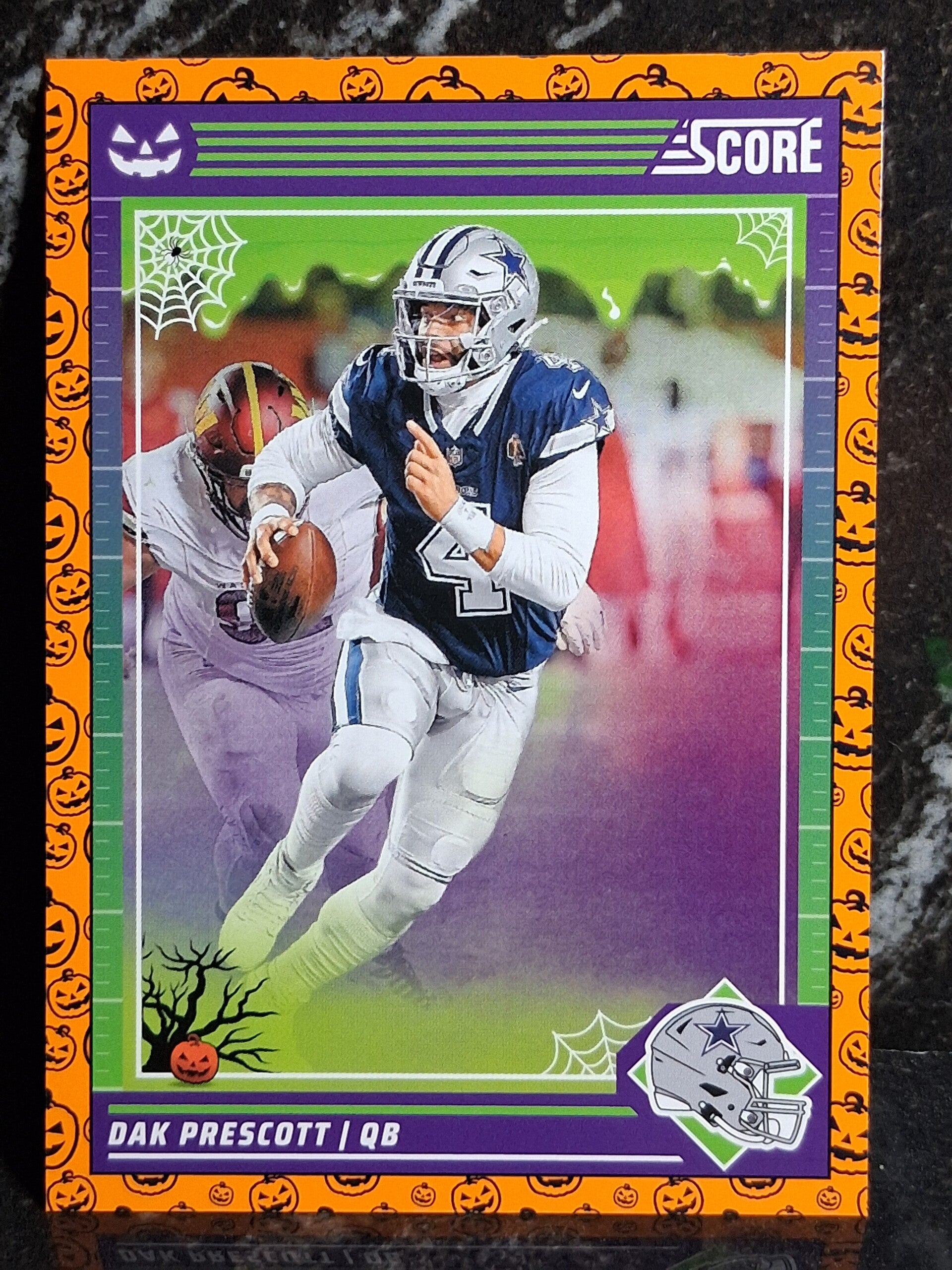 Dak Prescott 2024 Score a Treat ORANGE PUMPKINS PARALLEL #73