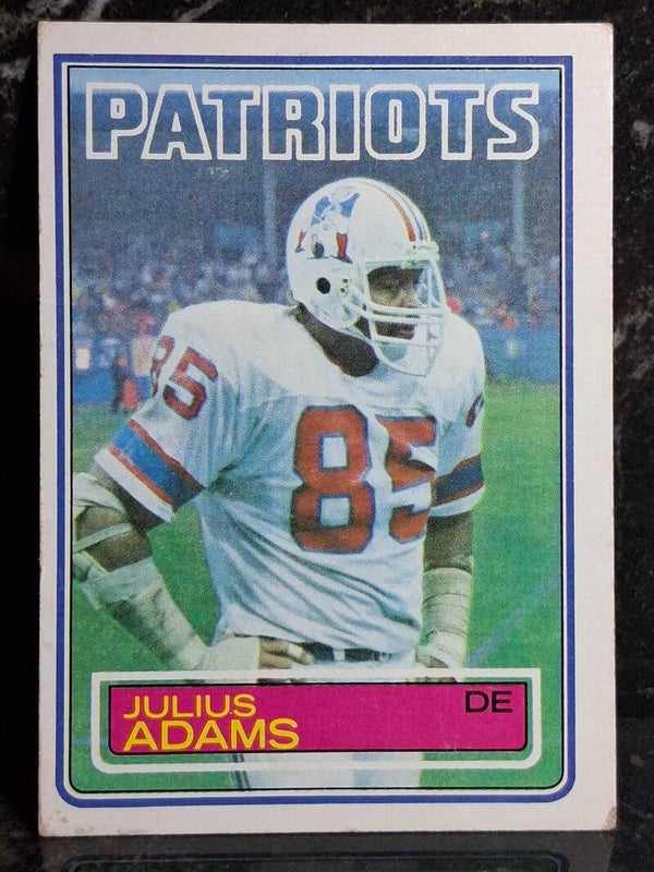 Julius Adams 1983 Topps Card #325 New England Patriots