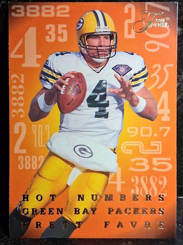 Brett Favre Flair 1995 Hot Numbers