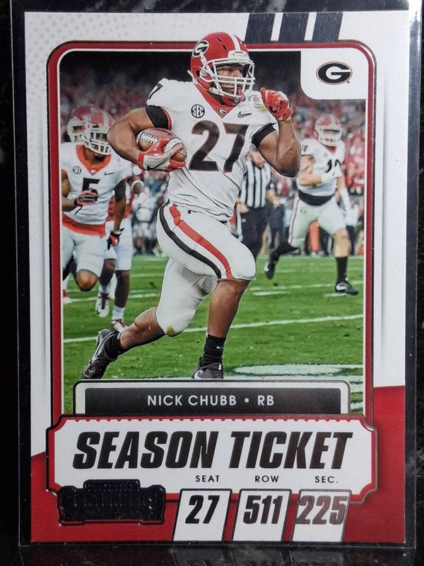 Nick Chubb 2021 Contenders Draft Picks