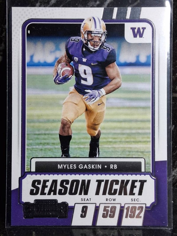 Myles Gaskin 2021 Panini Contenders Draft Picks #61