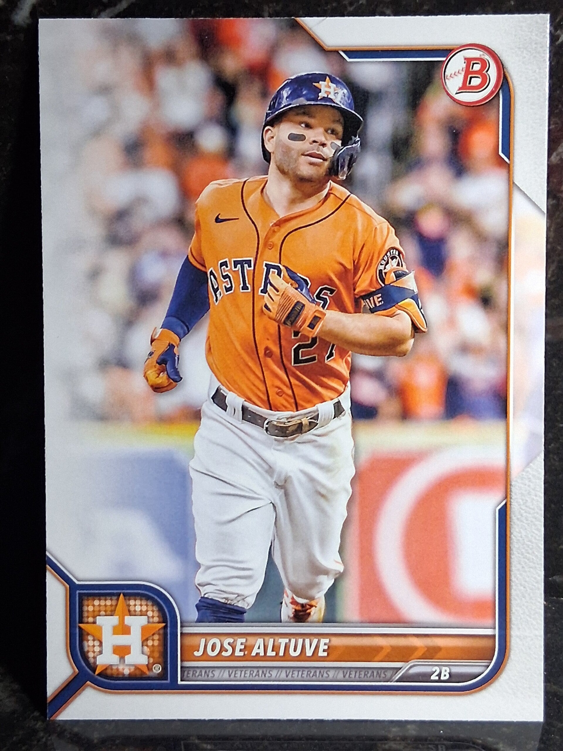 Jose Altuve #35 2022 Bowman Houston