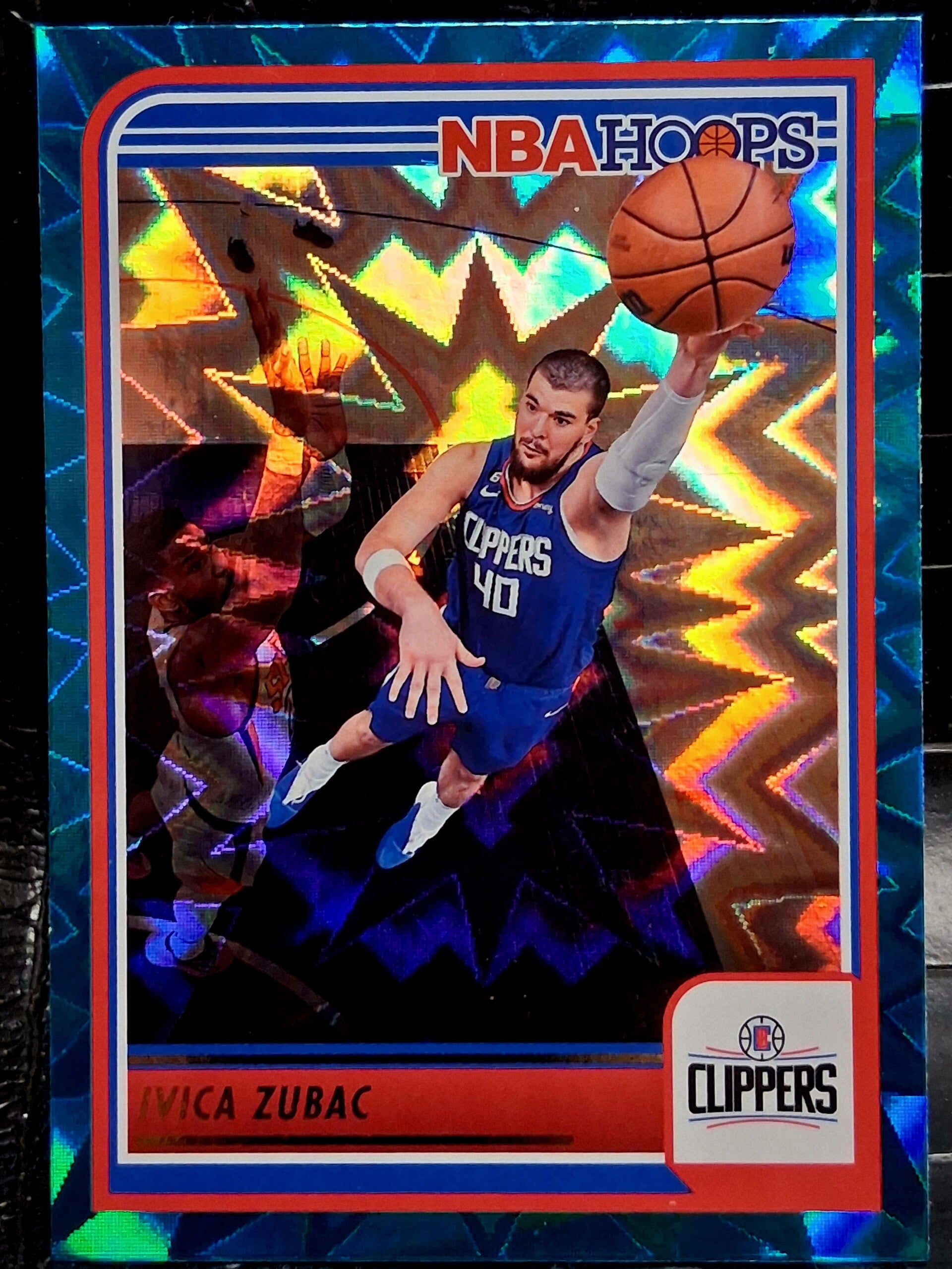Ivica Zubac 2023-24 Hoops Teal Explosion