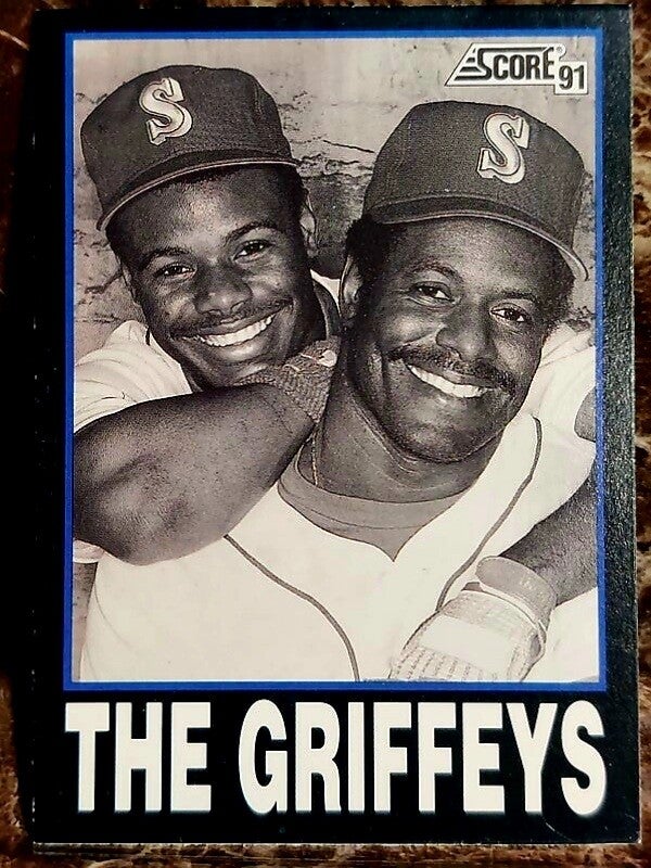 Ken Griffey Jr. & Sr. 1991 Score #841