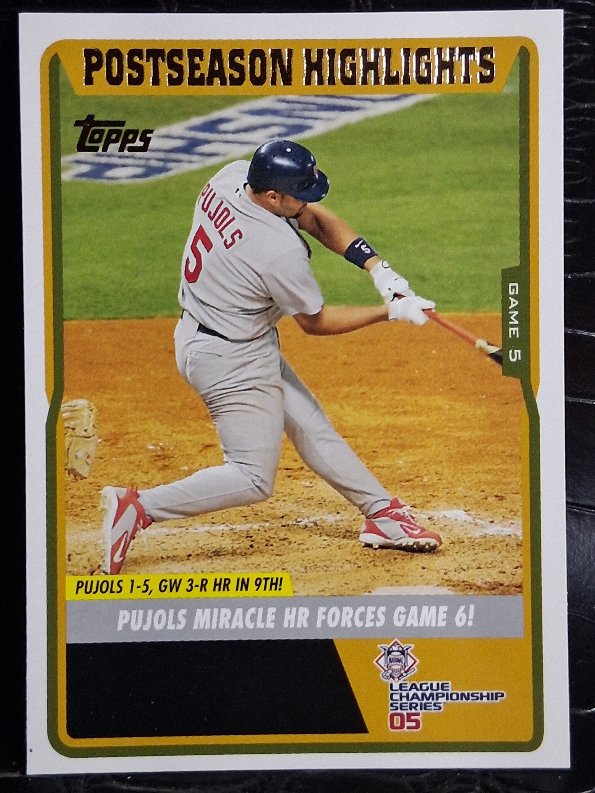 Albert Pujols 2005 Topps Updates