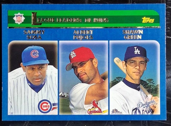 Albert Pujols 2003 Topps League Leaders
