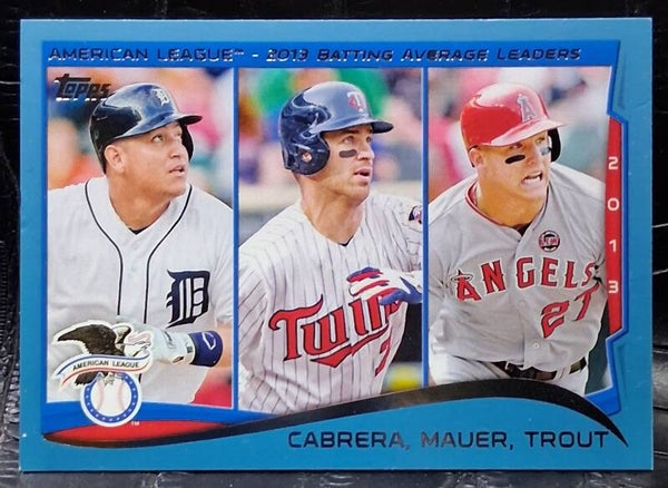 Mike Trout 2014 Topps Blue Edges