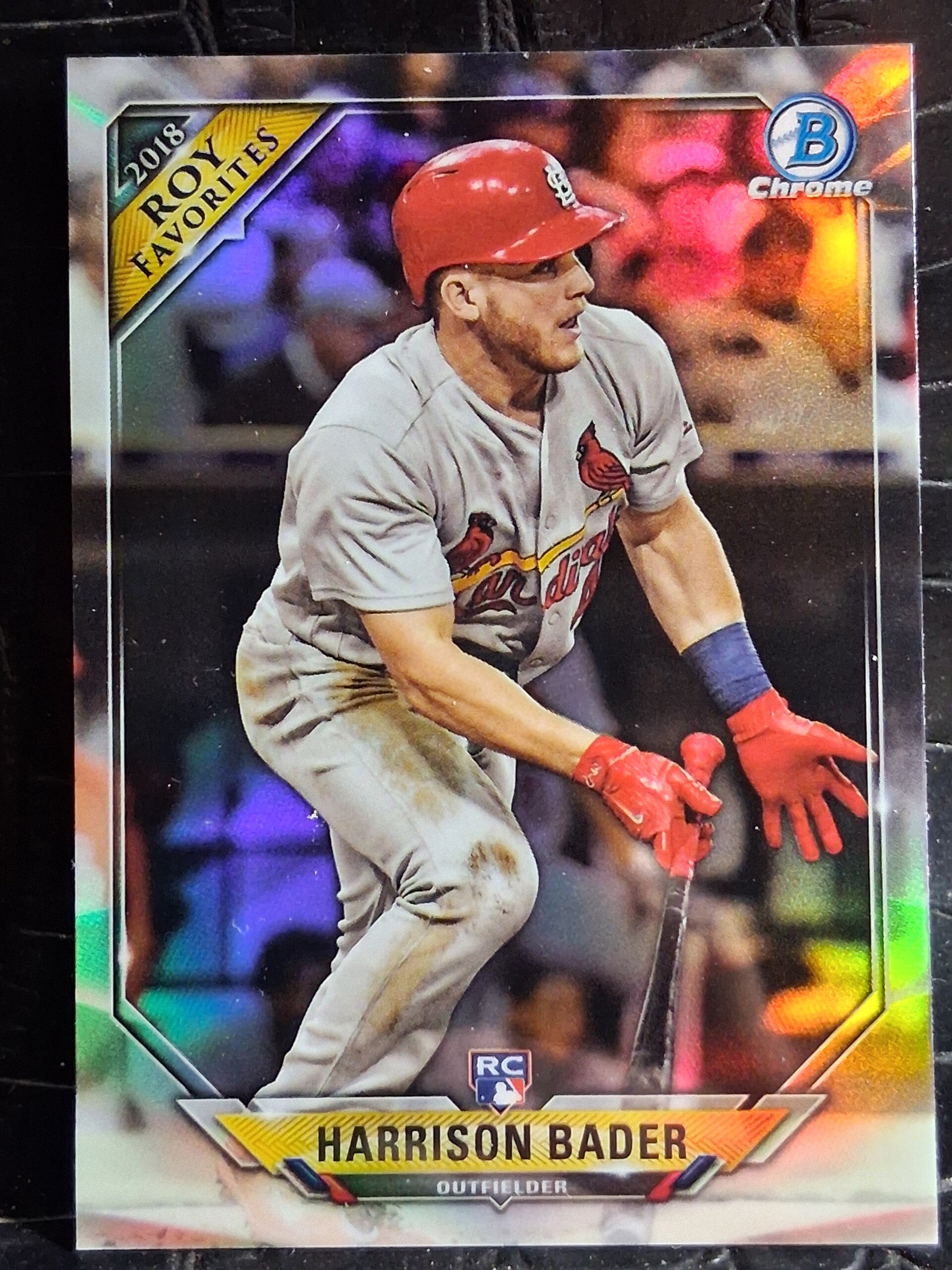 Harrison Bader【RC】2018 Bowman Chrome