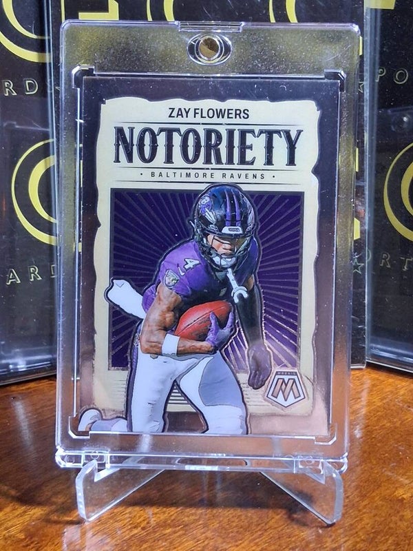 Zay Flowers 2024 Panini Donruss Notoriety