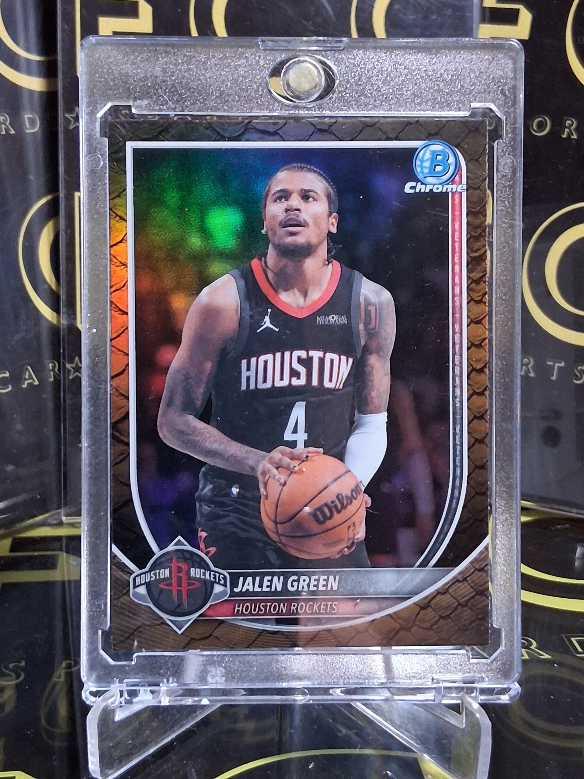 Jalen Green 2025-26 Bowman Chrome Reptilian