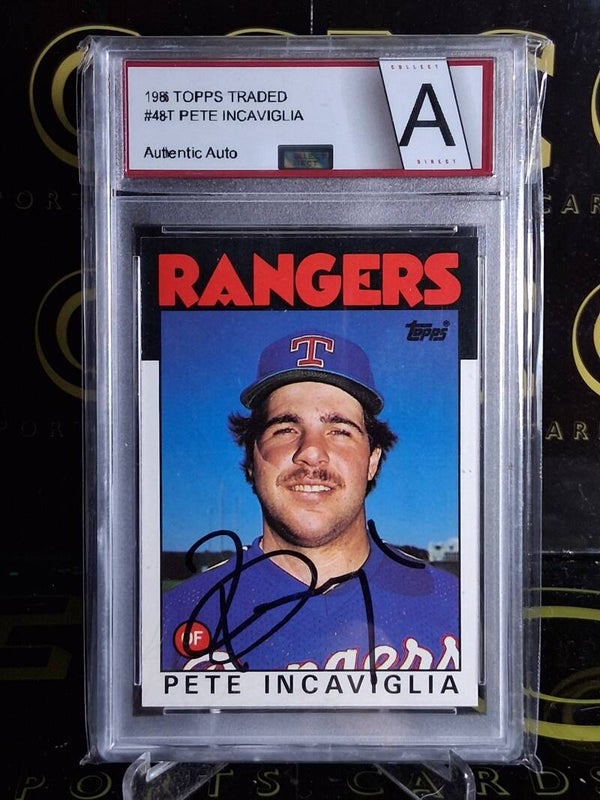 Pete Incaviglia 1986 Topps Traded