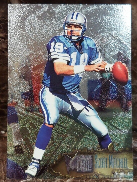 Scott Mitchell 1996 Fleer Metal #38