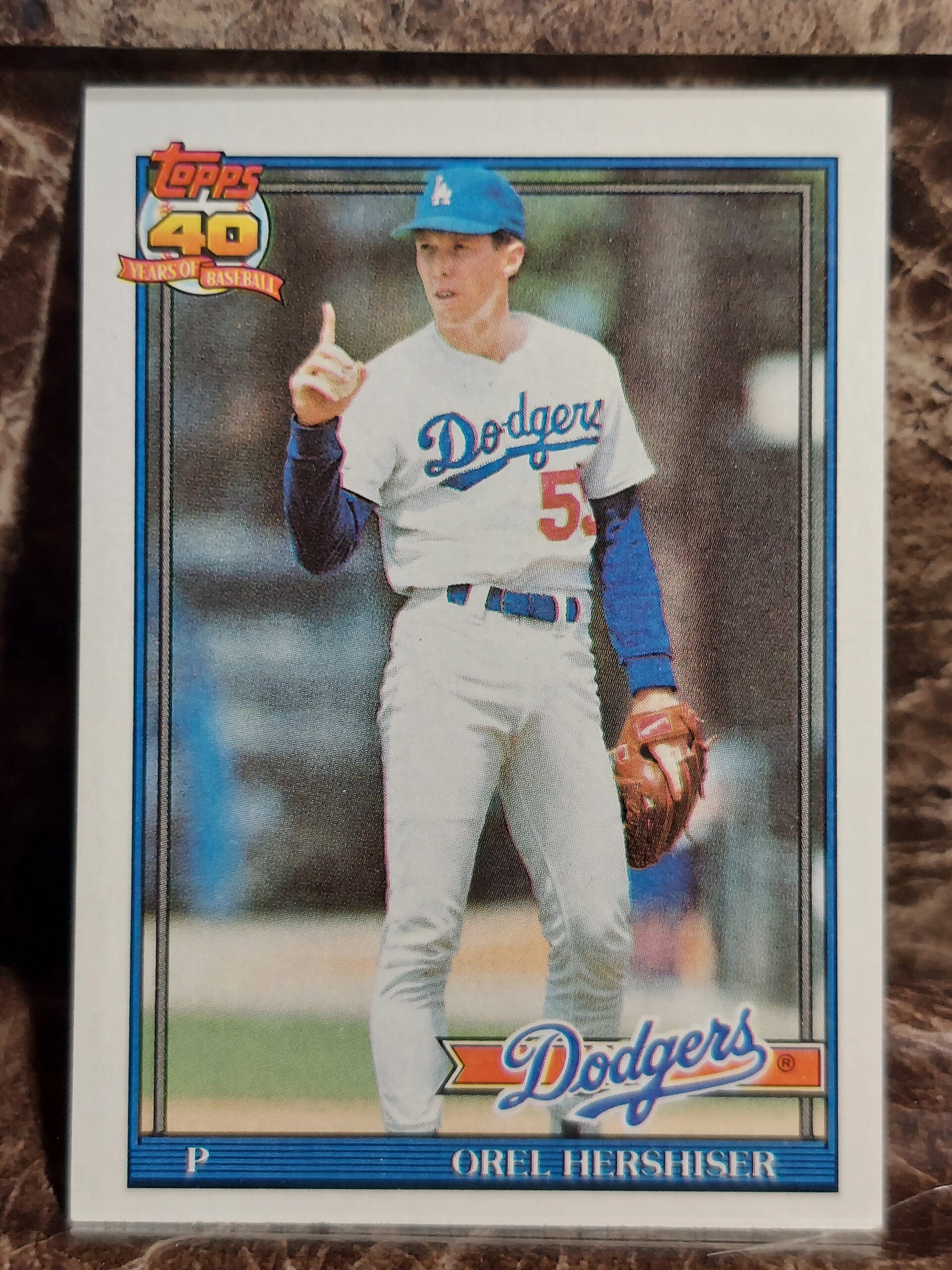 Orel Hershiser #690 Topps 1991