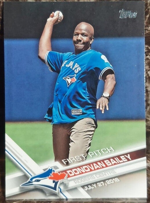 Donovan Bailey 2017 Topps First Pitch #FP29
