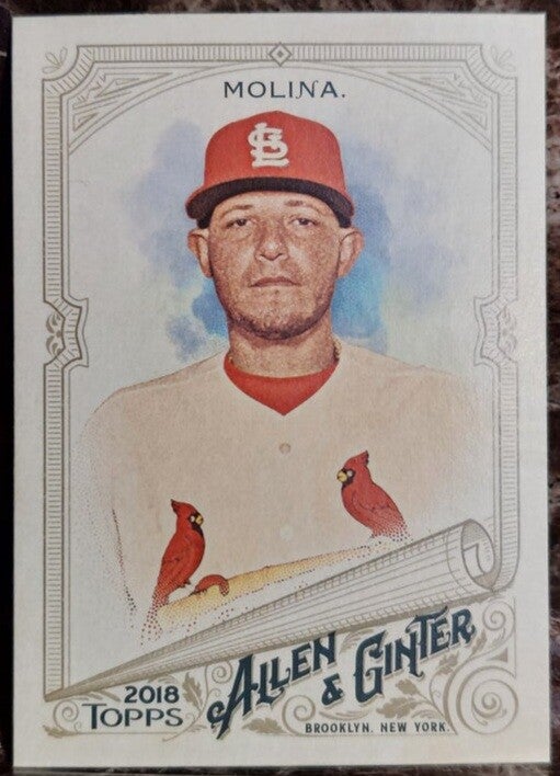 Yadier Molina 2018 Allen and Ginter #112