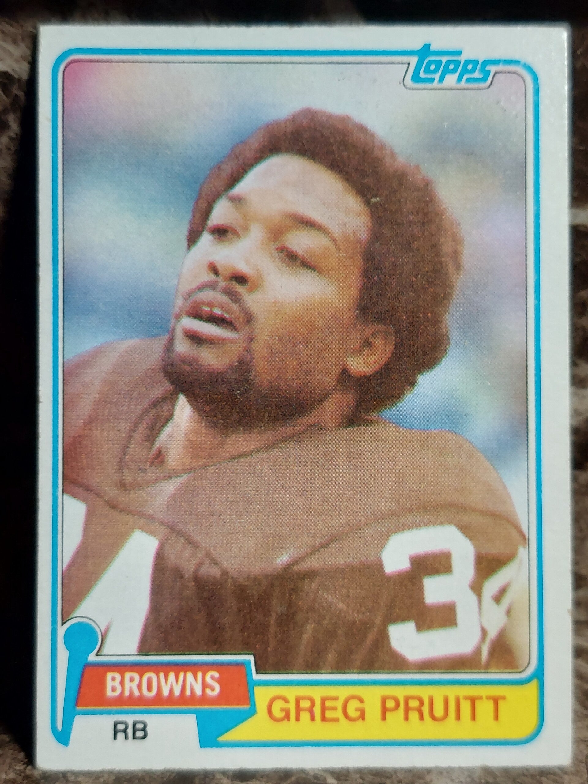 Greg Pruitt 1981 Topps #415