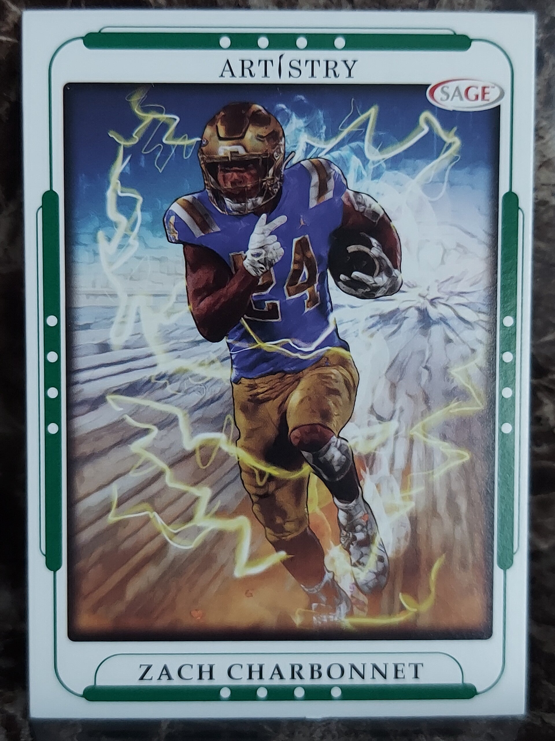 Zach Charbonnet-RC 2023 SAGE Artistry #127