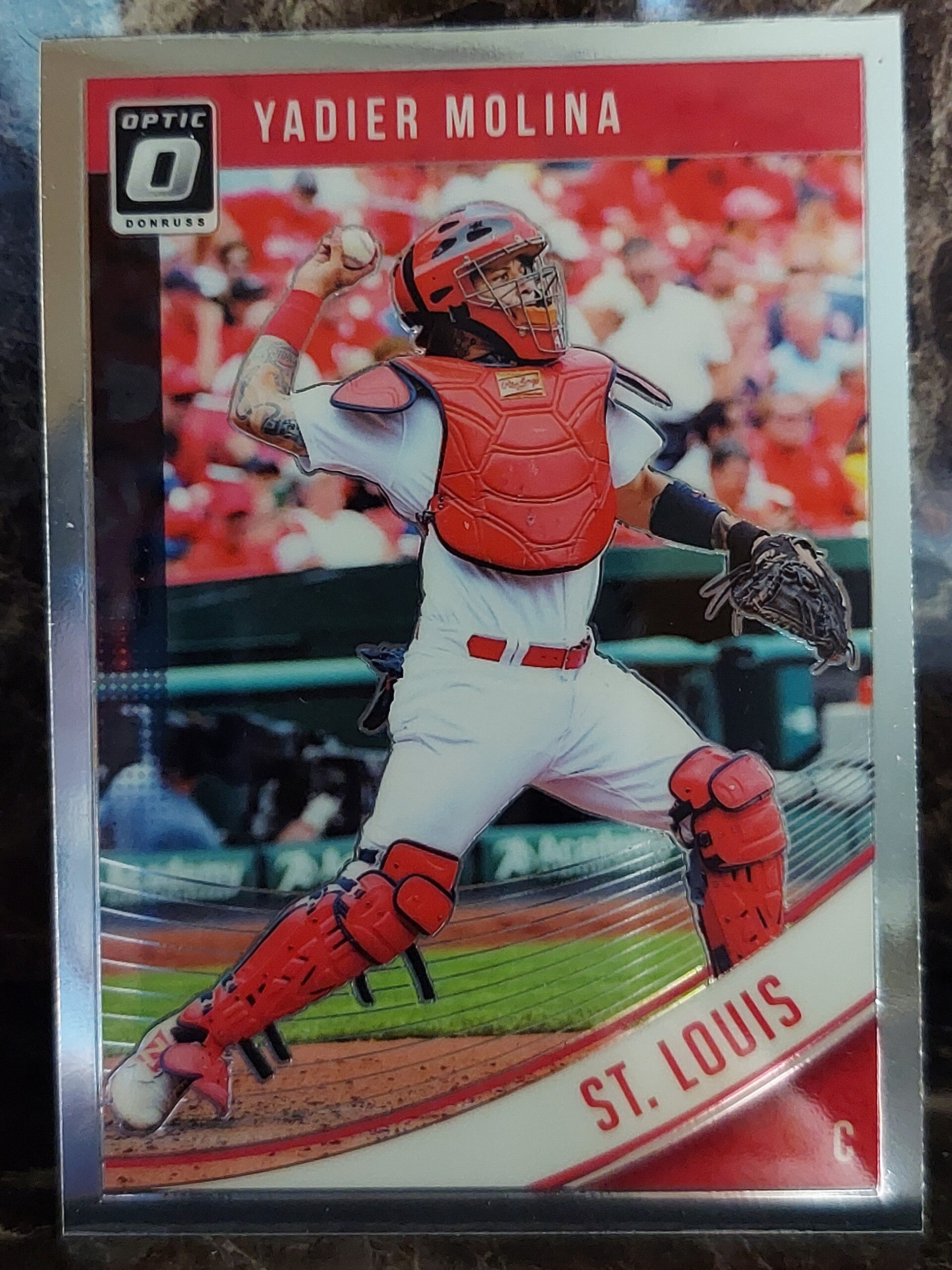 Yadier Molina 2018 Donruss Optic Prizm  St. Louis Cardinals #142
