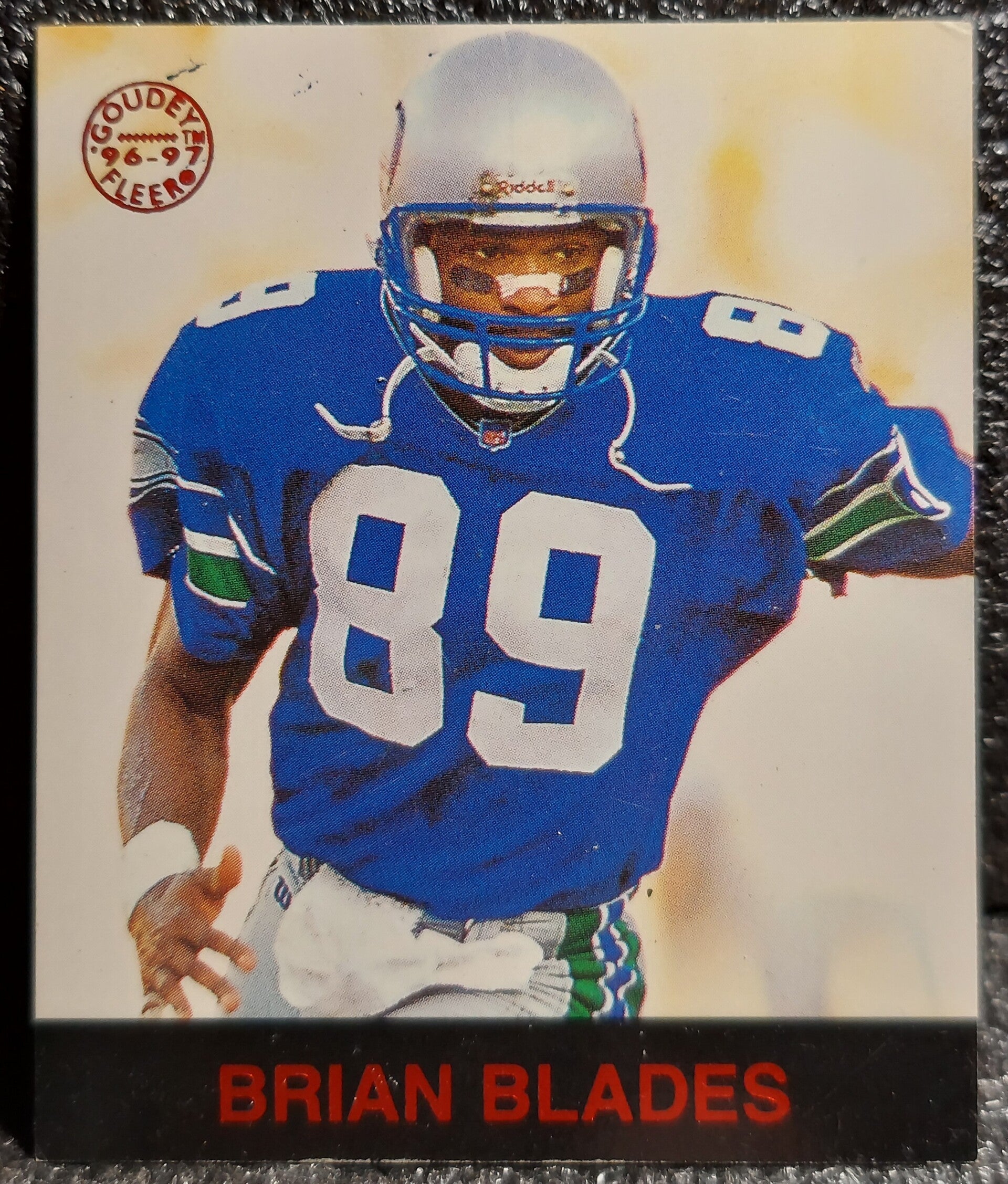 Brian Blades 1997 Fleer Goudey #70 Seattle Seahawks