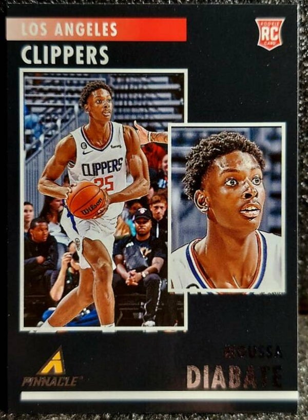 Moussa Diabate【RC】2022-23 Panini Chronicles Pinnacle Rookie Card #92 Clippers RC