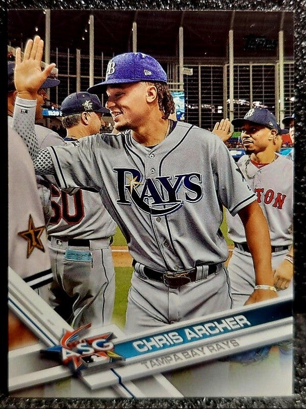 Chris Archer 2017 Topps Update #US17  Tampa Bay Rays All Star