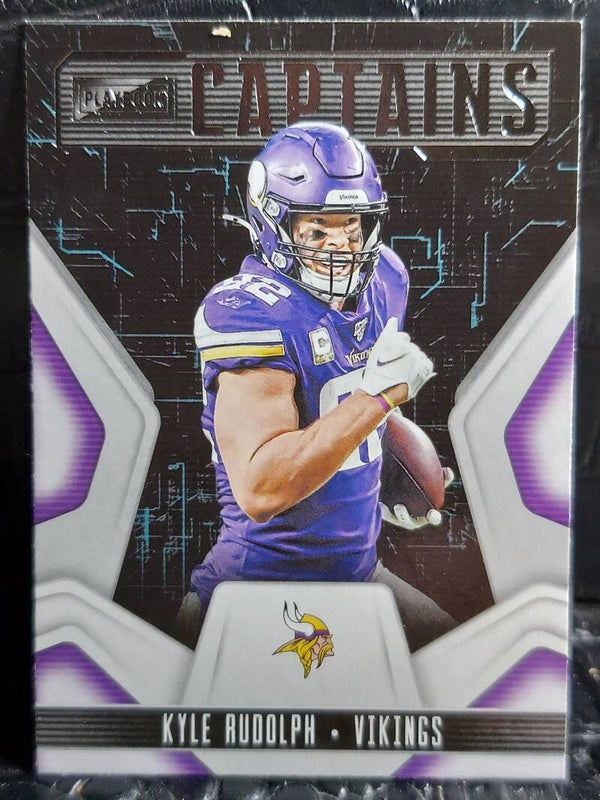 Kyle Rudolph #CAP-5 2020 Panini Playbook Captains Minnesota Vikings