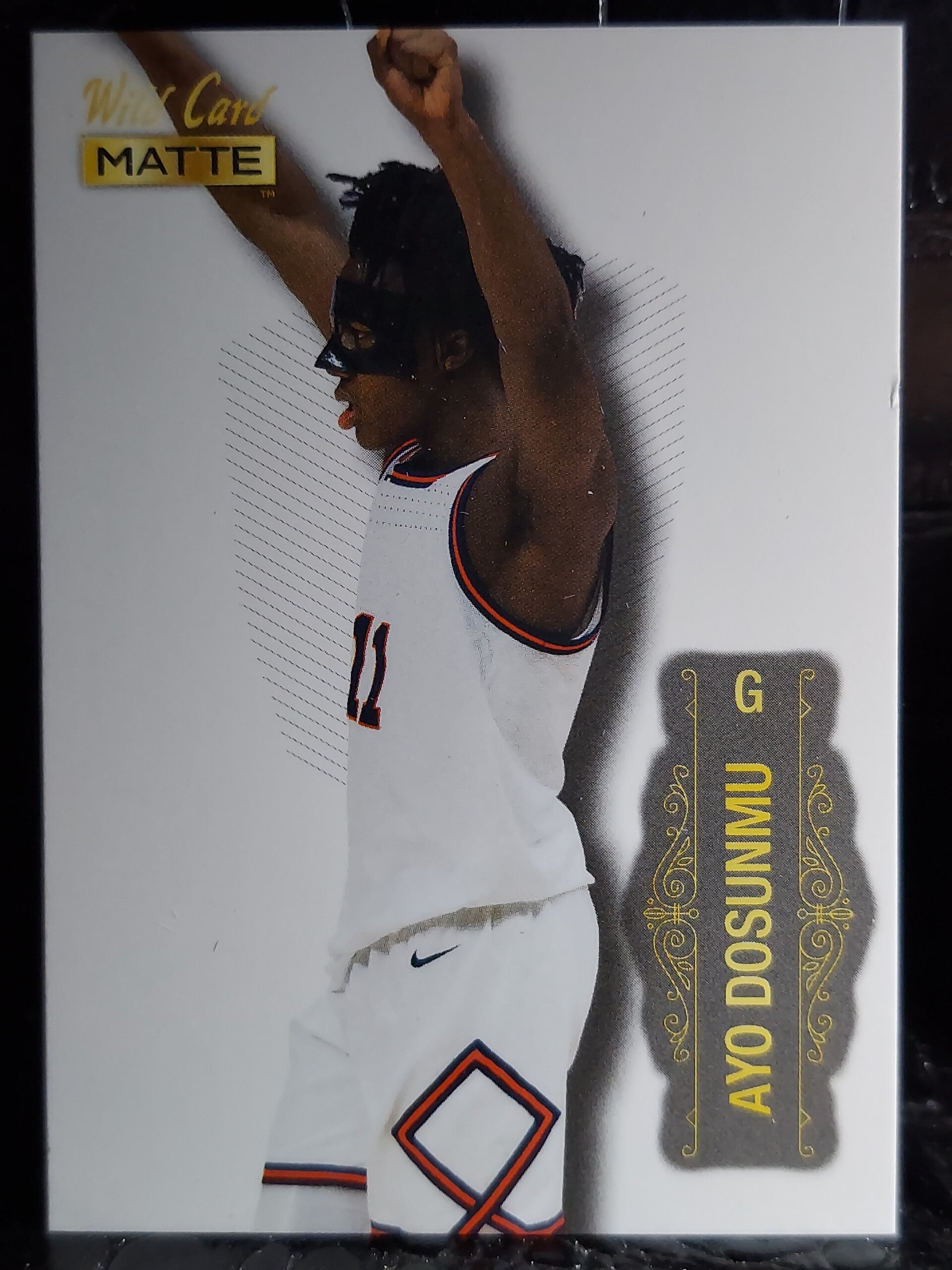 Ayo Dosunmu 2022 Wild Card Matte Basketball #MB-6 RC Illinois Bulls