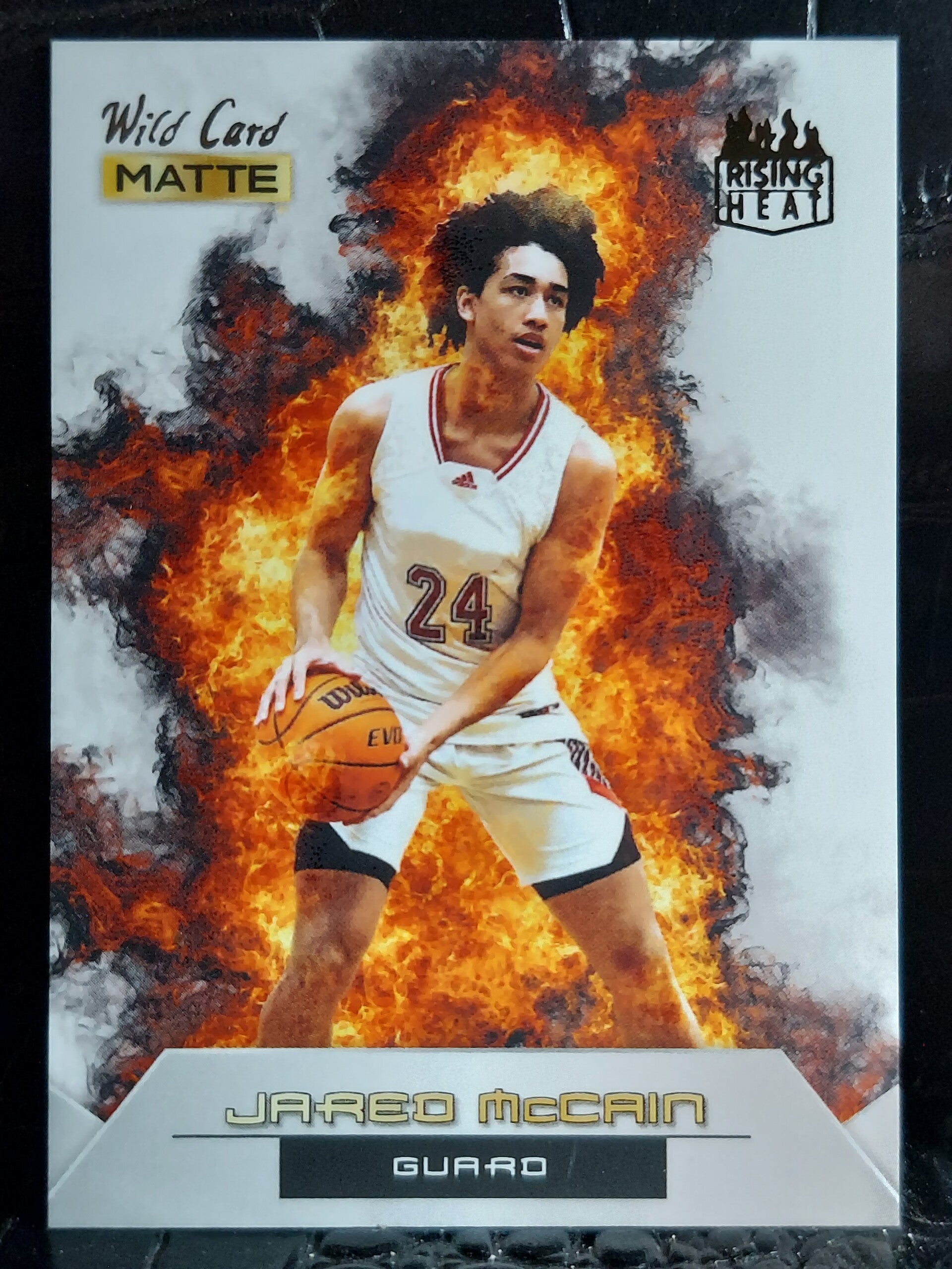 Jared Mccain 2022 Wild Card Matte Rising Heat Insert