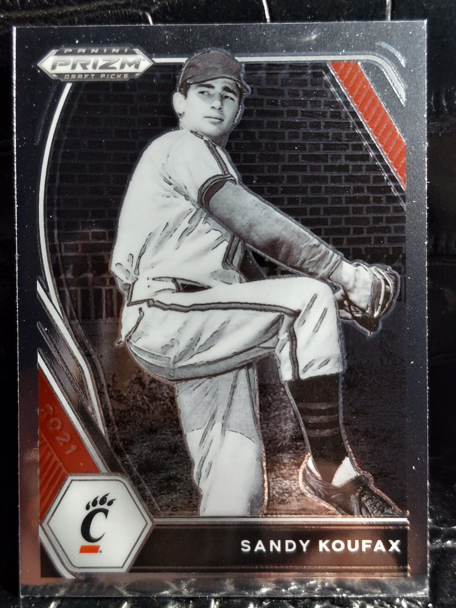 Sandy Koufax Cincinnati Bearcats 2021 Prizm Draft Picks #201 Los Angeles Dodgers
