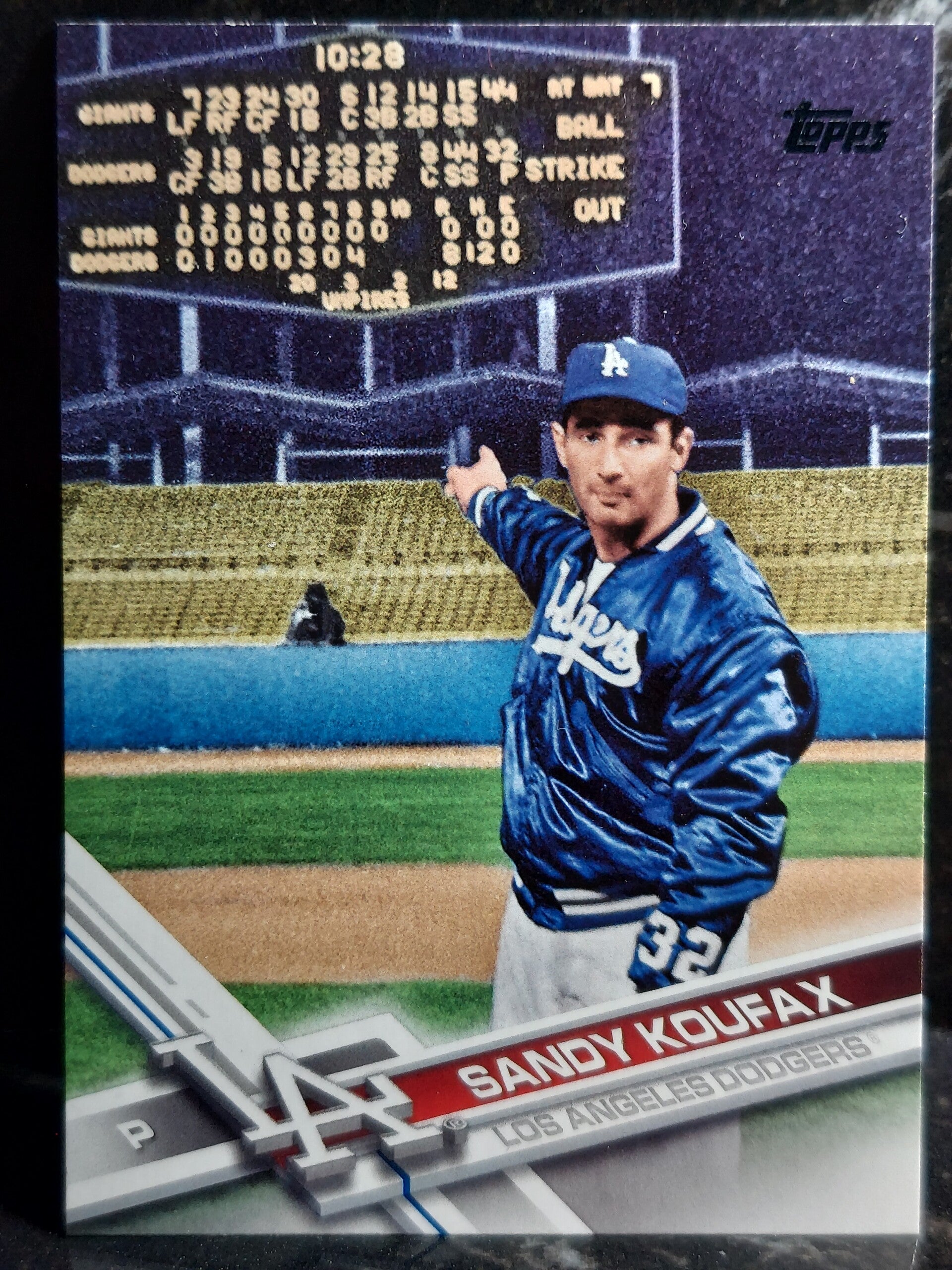 Sandy Koufax 2017 Topps Update Legend #US223 Photo SP Los Angeles Dodgers