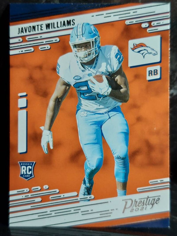 Javonte Williams【RC】2021 Panini Prestige #226 - Rookie - Denver Broncos