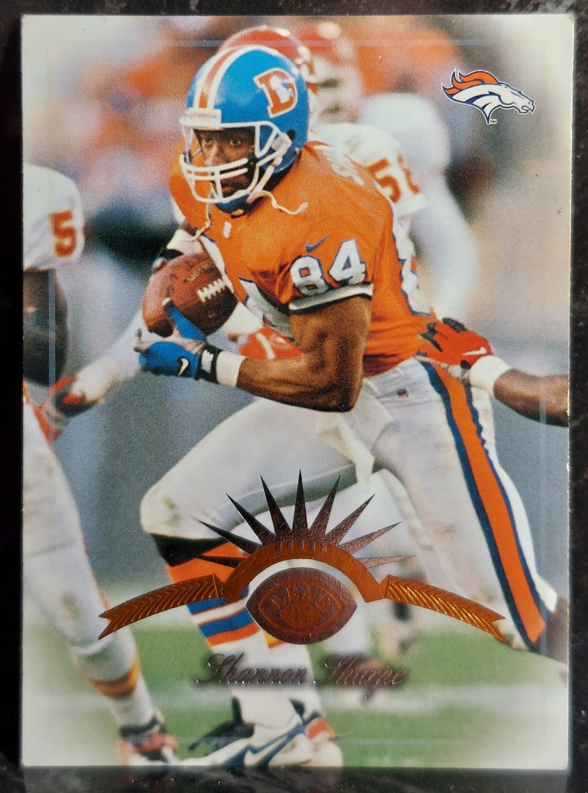 Shannon Sharpe 1997 Leaf #42 Denver Broncos