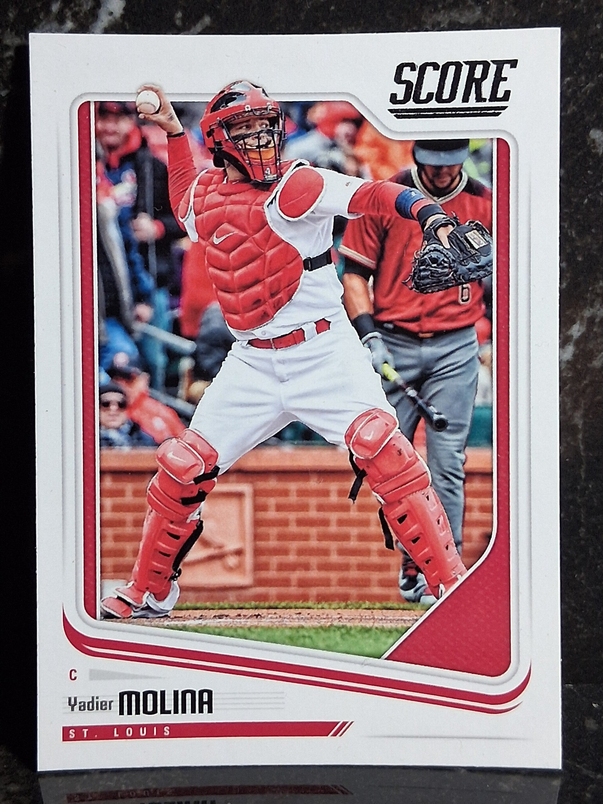 Yadier Molina 2018 Panini Chronicles #7 Score