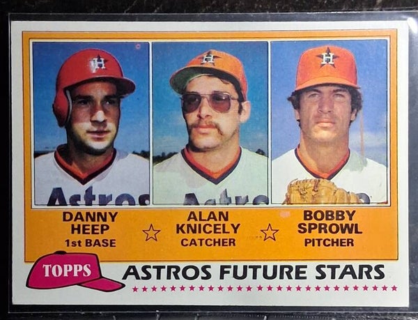 Danny Heep / Alan Knicely / Bobby Sprow 1981 Topps
