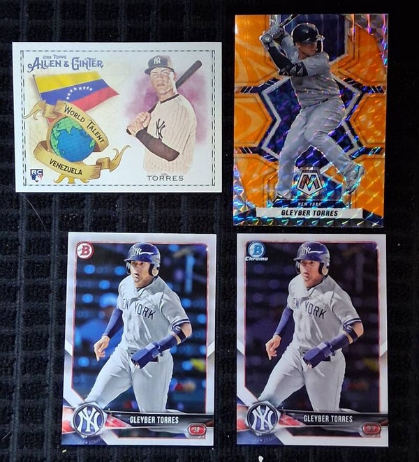Gleyber Torres Four Cards Lot