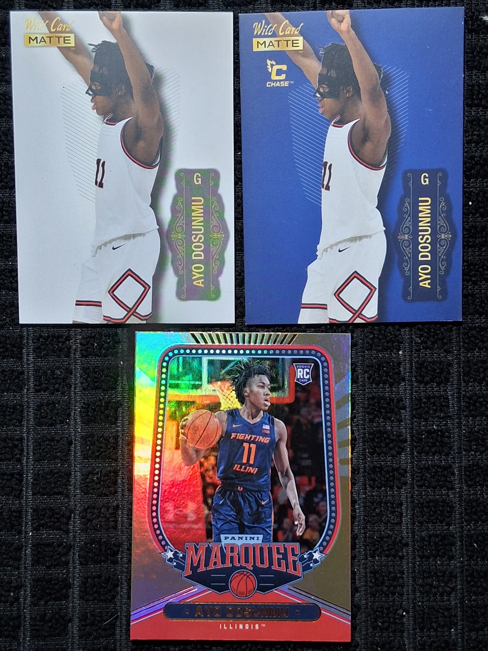 Ayo Dosunmu【RC】Three Cards Lot