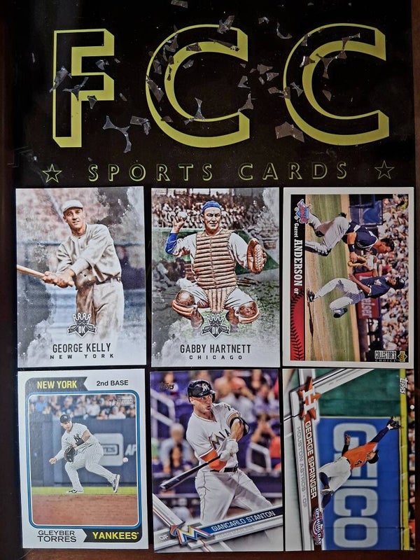 Baseball Six Cards Lot For Sale
