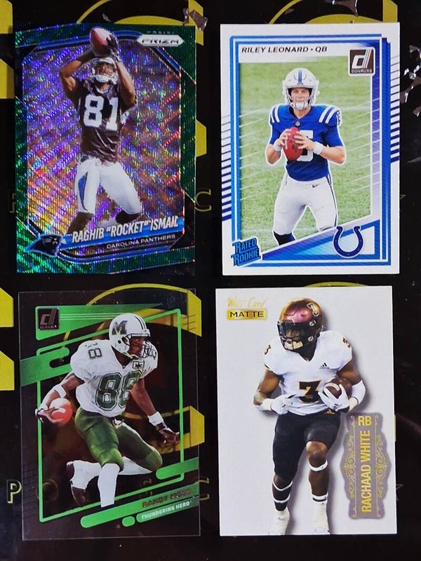 Four R Football Cards