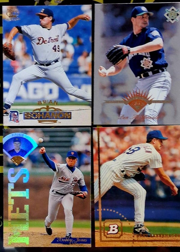Baseball B's Four Cards