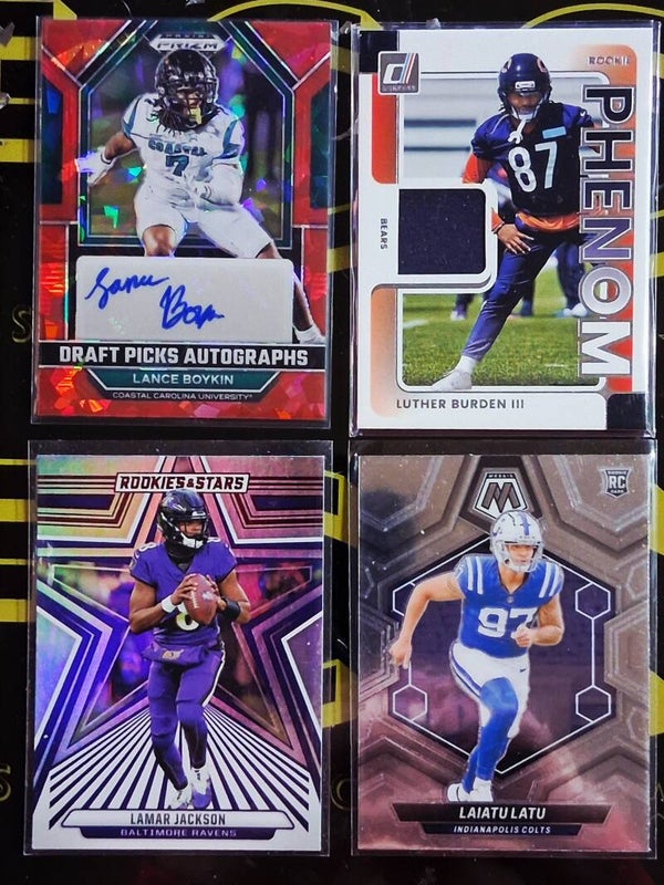Football L's Four Cards