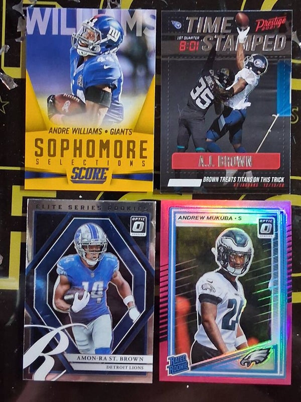 Football A Four Cards Lot