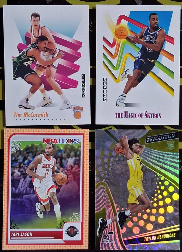 Basketball Four Cards Lot