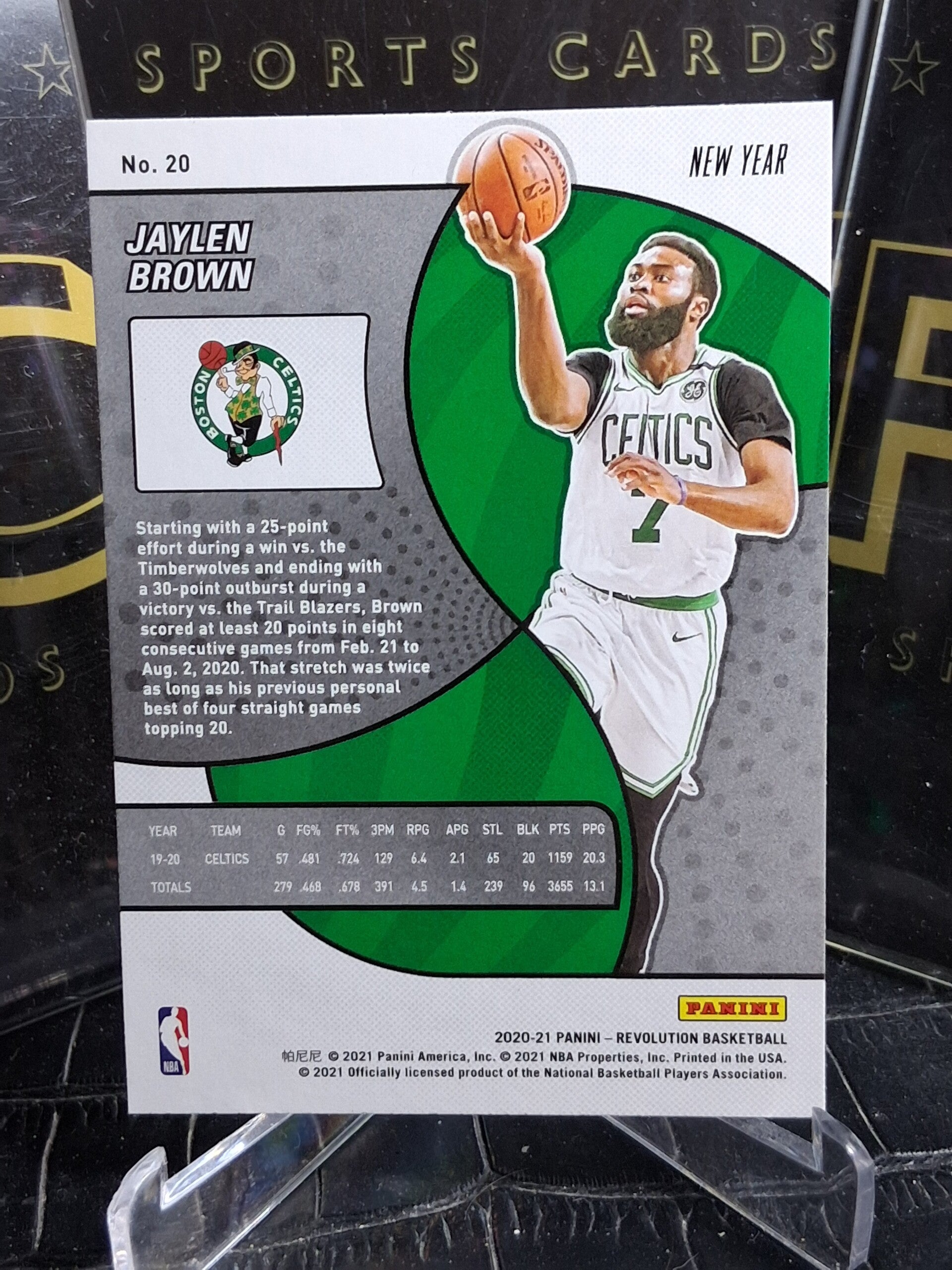 Jaylen Brown 2020-21 Panini Revolution Astro