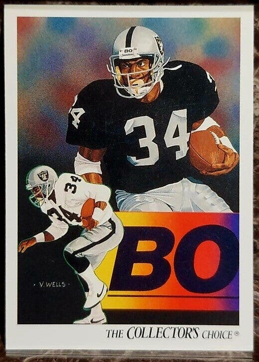 Bo Jackson 1991 Upper Deck Collector's Choice # 93