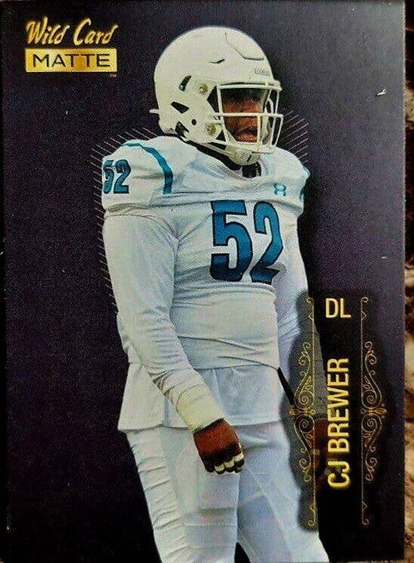 C.J. Brewer【RC】2022 Wild Card Matte #MB-17