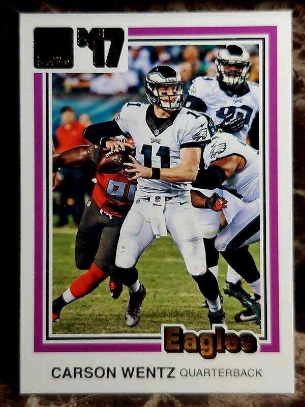 Carson Wentz 2017 DONRUSS #5 V298