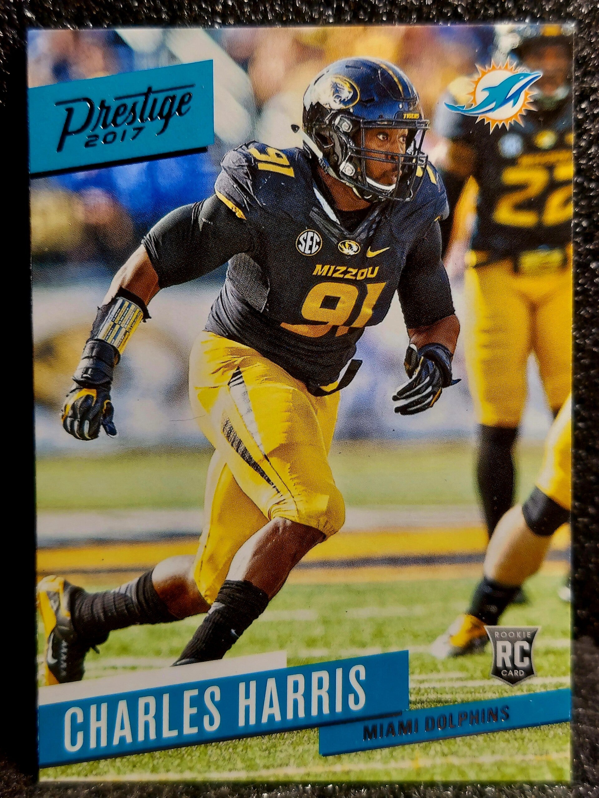 Charles Harris【RC】2017 Panini Prestige Football #255 Miami Dolphins