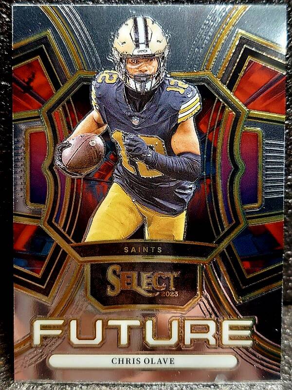 Chris Olave【RC】Future Insert 2023 Select Football Card #FUT-COL New Orleans Saints