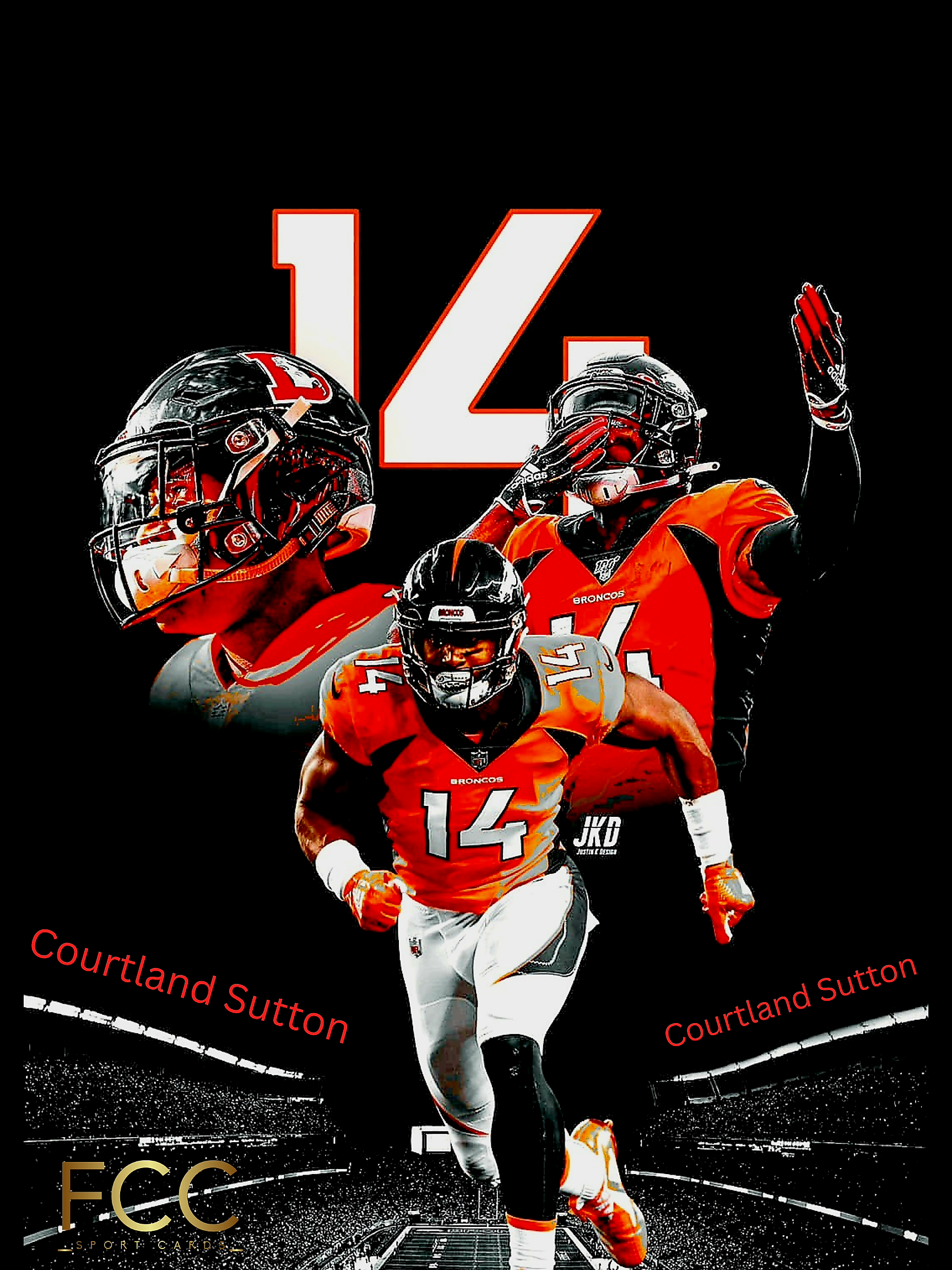 Courtland Sutton @ FCC Sports Cards